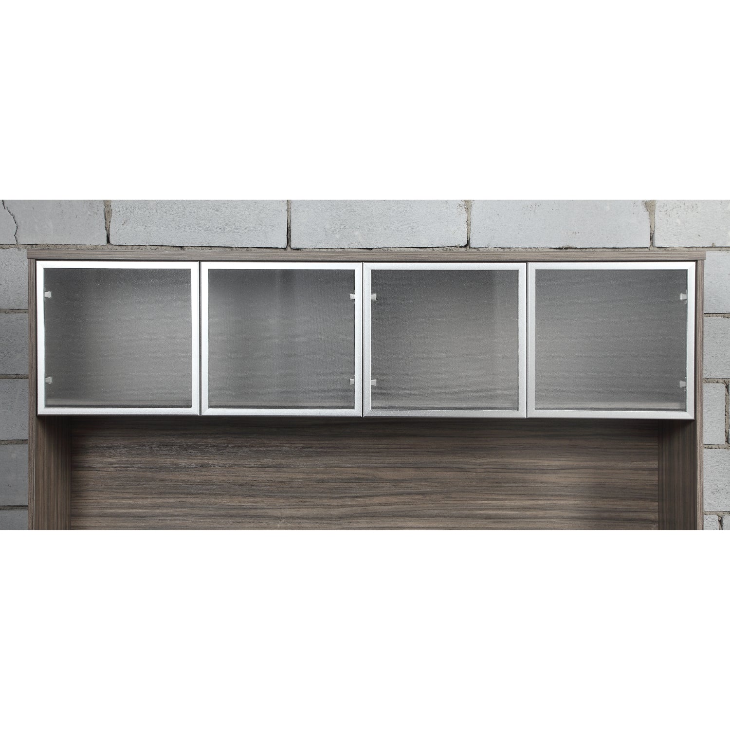 Lodi Overhead With Aluminum/Glass Doors,  71" x 14" x 36” H