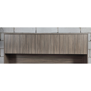 Lodi Overhead With Wood Doors , 71" x 14" x 36” H