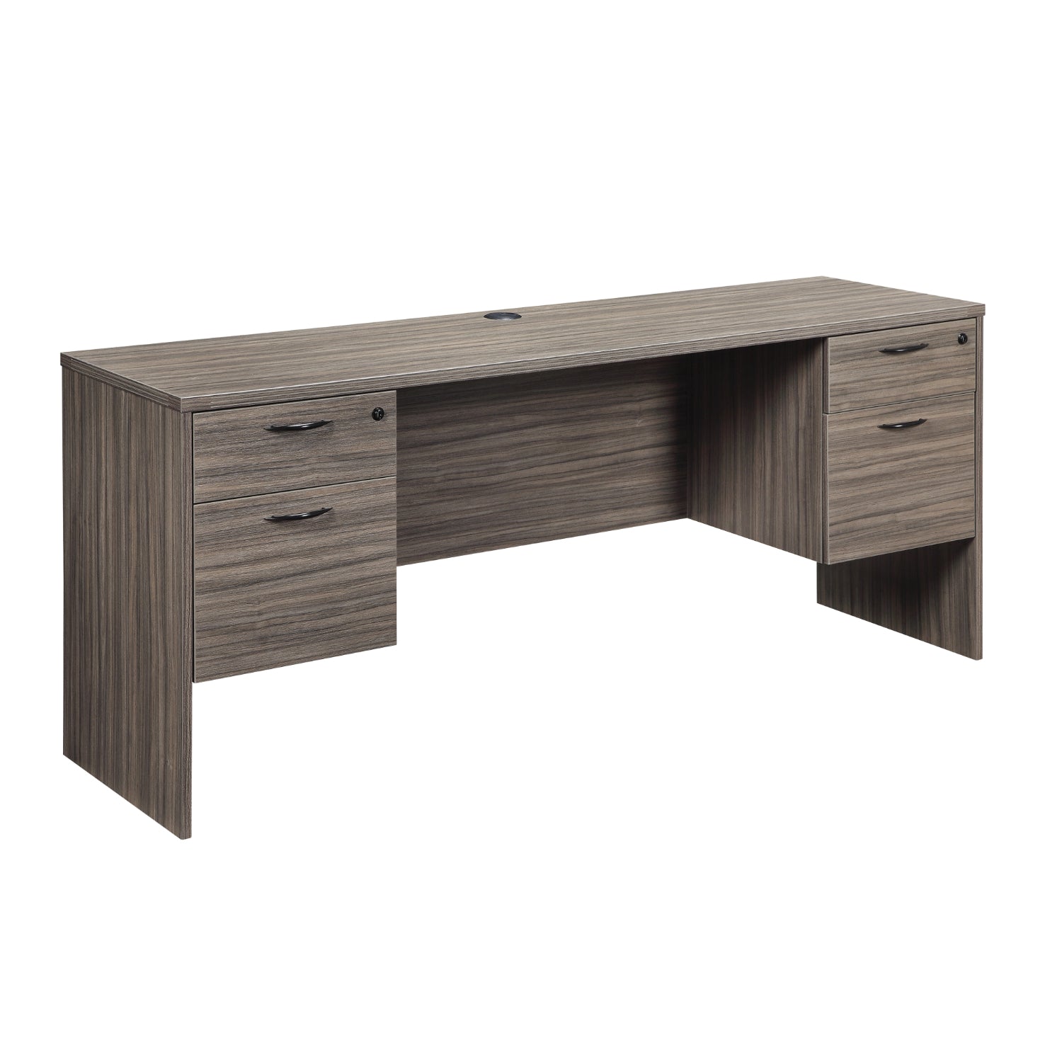 Lodi Double Pedestal Credenza  71" x 20" x 29" H