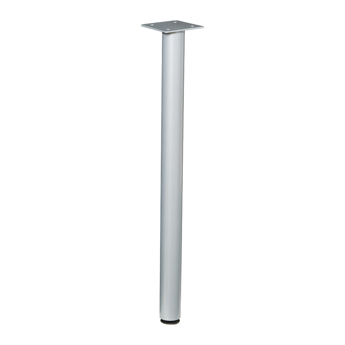 Post Legs with Glides for PWS Series 24" Deep Tops, Casters, Black, 4-Pack