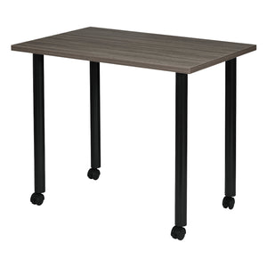 36" x 24" Mobile Post Leg Table