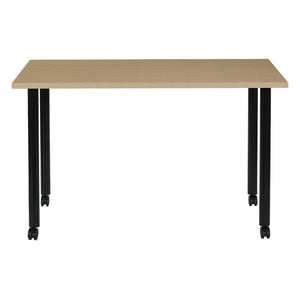 48" x 24" Mobile Post Leg Table