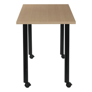 48" x 24" Mobile Post Leg Table