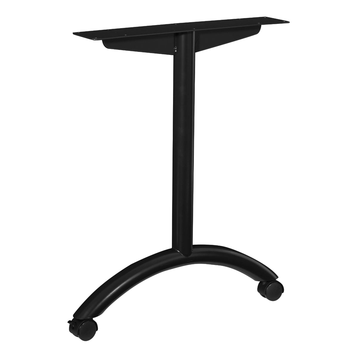 T-Arc Legs with Casters for PWS and 842 Series 24" and 30" Deep Tops, 2-pack