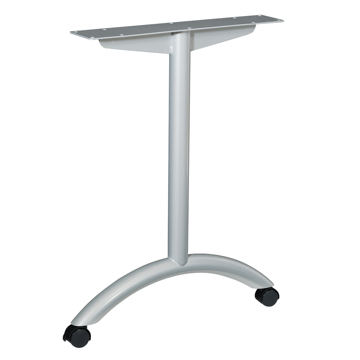 T-Arc Legs with Casters for PWS and 842 Series 24" and 30" Deep Tops, 2-pack