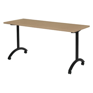 60" x 24" Mobile T-Arc Leg Table
