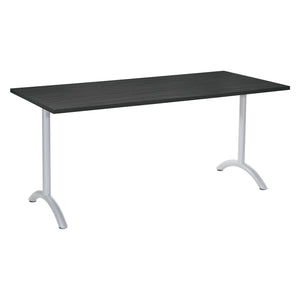 66" x 30" T-Arc Leg Table