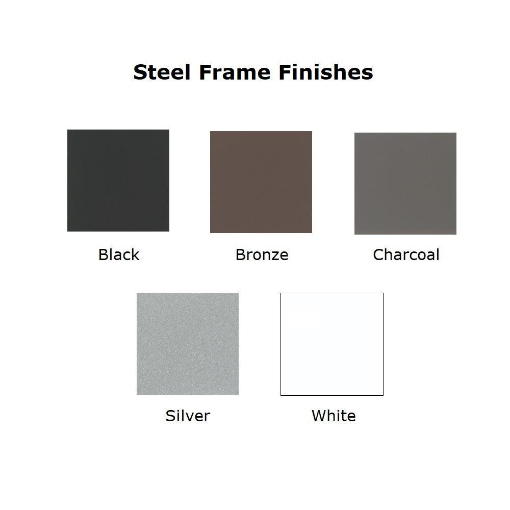 Amherst Steel Collection Reception Seating, 3 Seats with Center Arms, Standard Vinyl Upholstery, FREE SHIPPING