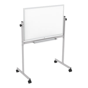36"W x 24"H Mobile Double-Sided Magnetic Whiteboard