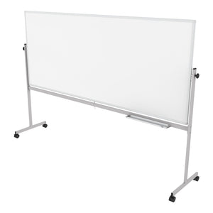 96"W x 40"H Mobile Double-Sided Magnetic Whiteboard