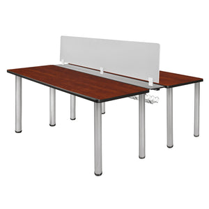 Kee 60" x 58" Benching Station with Privacy Divider