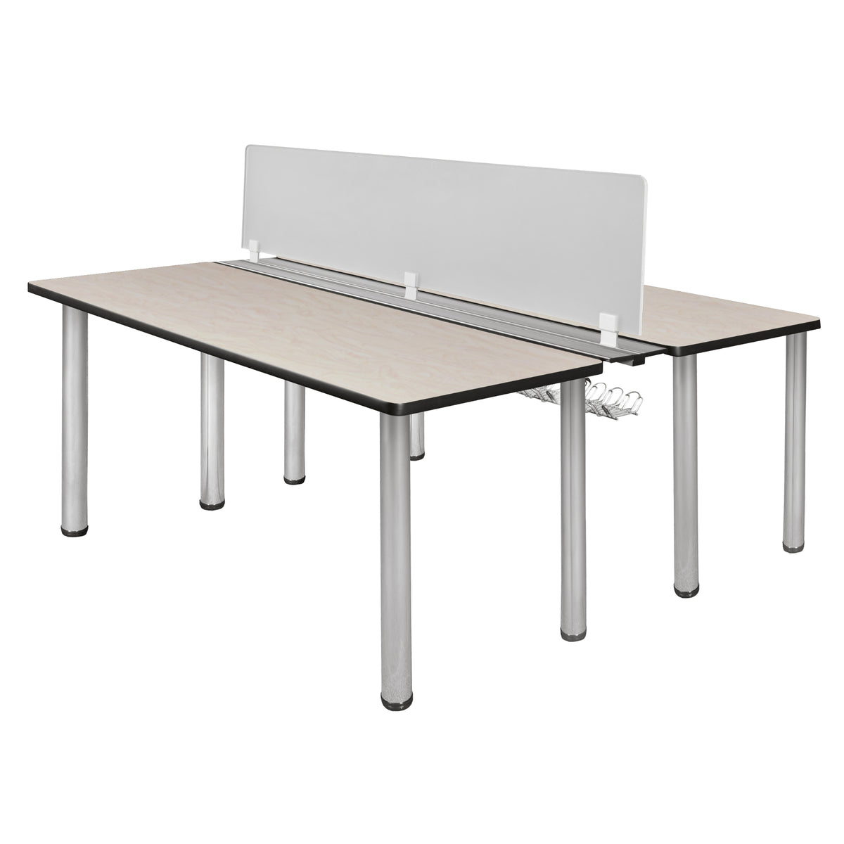 Kee 60" x 58" Benching Station with Privacy Divider