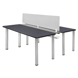Kee 66" x 58" Benching Station with Privacy Divider
