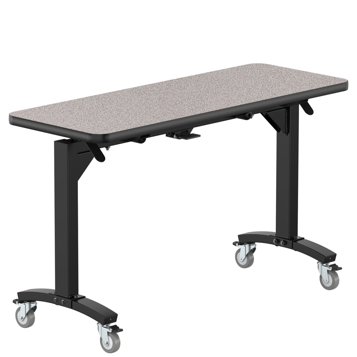 Rectangular Mobile Nesting Flipper Table, MDF Core, High Pressure Laminate Top with ProtectEdge