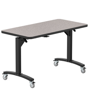 Rectangular Mobile Nesting Flipper Table, MDF Core, High Pressure Laminate Top with ProtectEdge