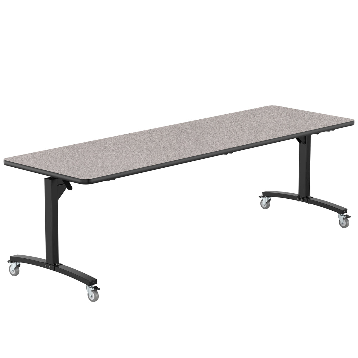 Rectangular Mobile Nesting Flipper Table, MDF Core, High Pressure Laminate Top with ProtectEdge