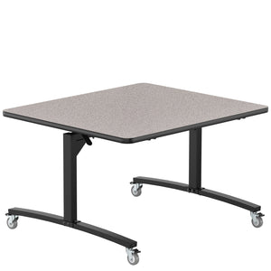 Rectangular Mobile Nesting Flipper Table, MDF Core, High Pressure Laminate Top with ProtectEdge