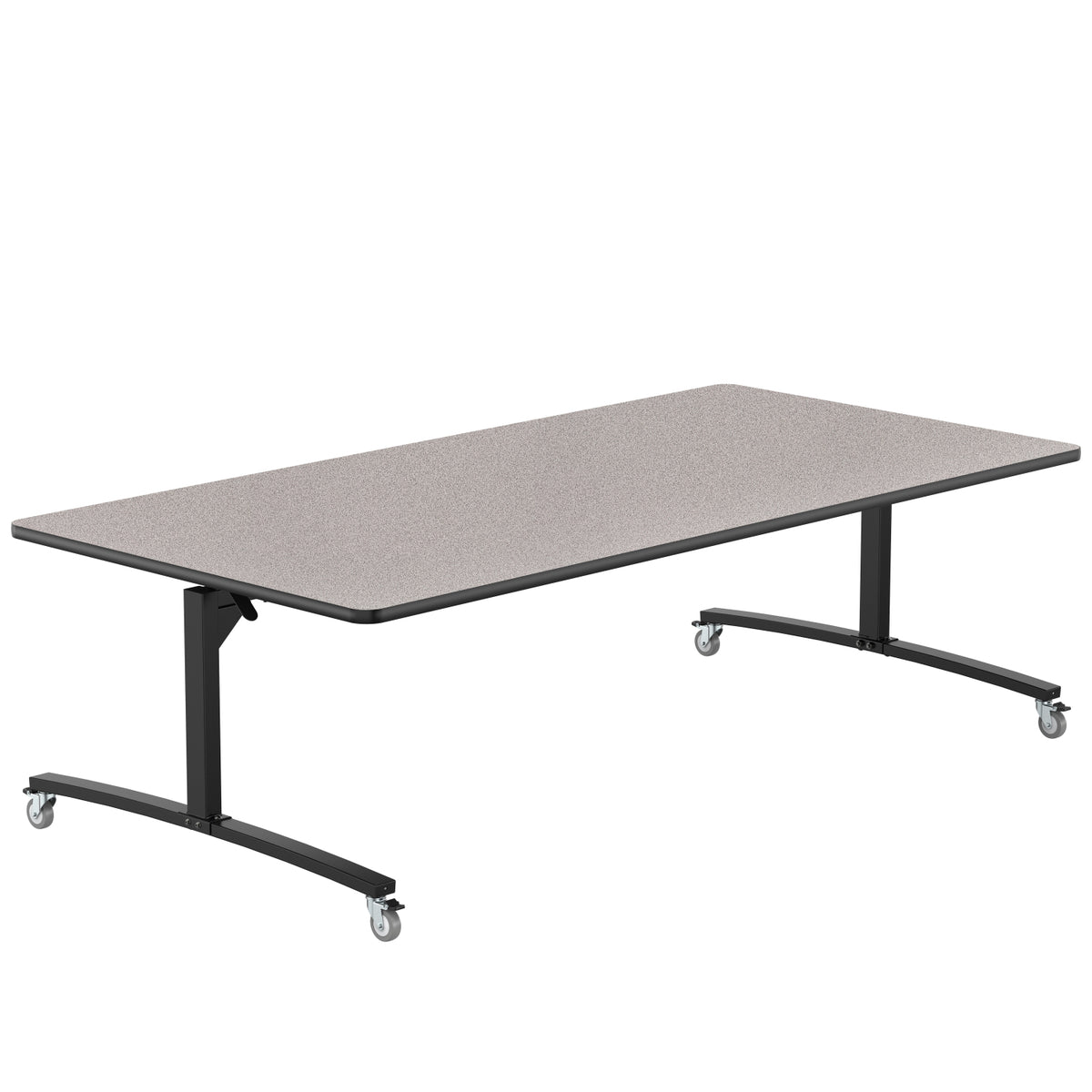 Rectangular Mobile Nesting Flipper Table, MDF Core, High Pressure Laminate Top with ProtectEdge