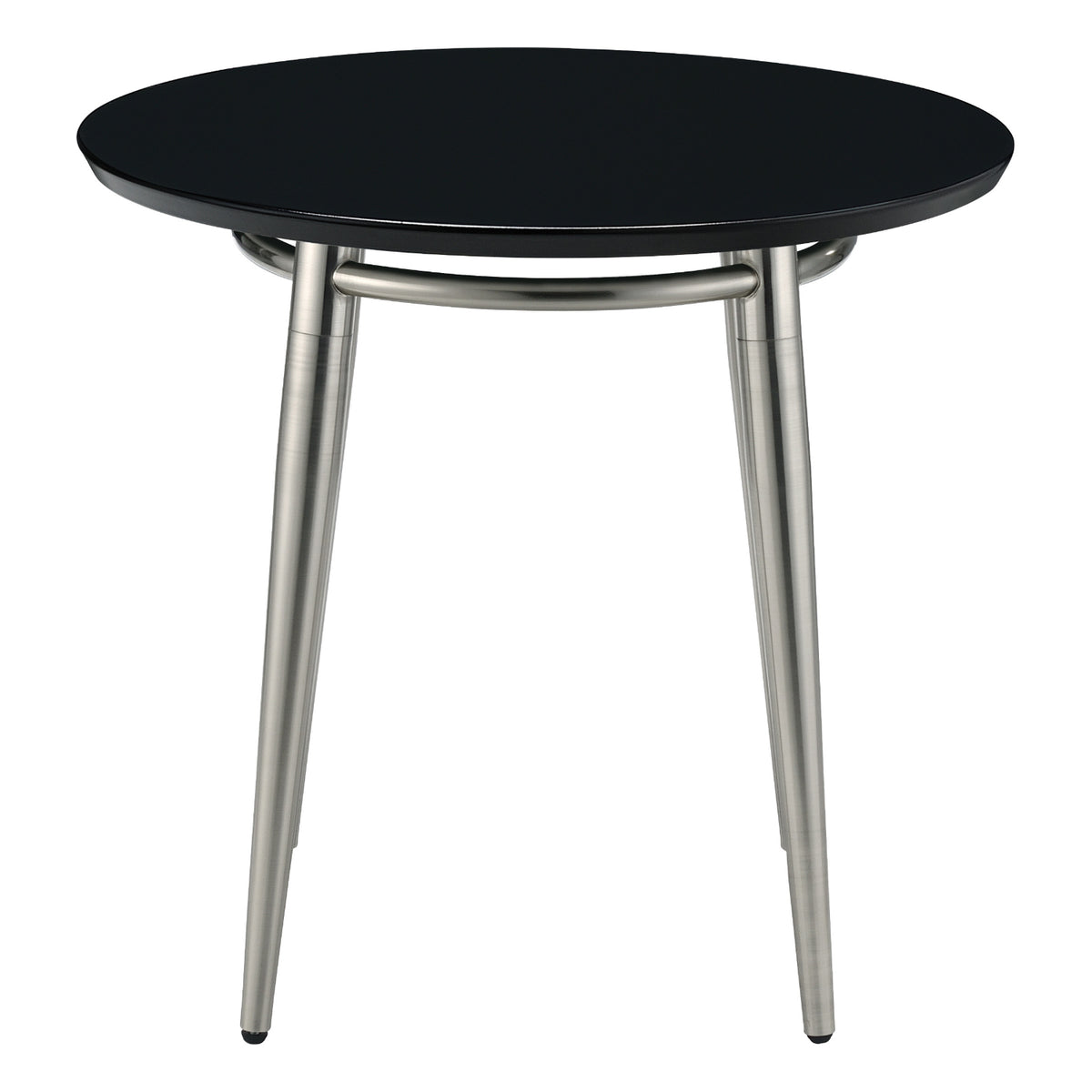 Brooklyn Round End Table with Black Top
