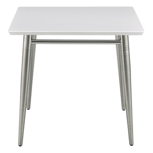 Brooklyn Square End Table with White Top