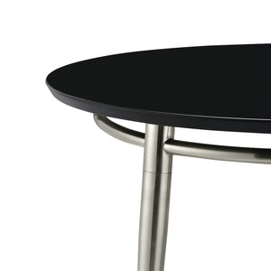 Brooklyn Round Coffee Table with Black Top