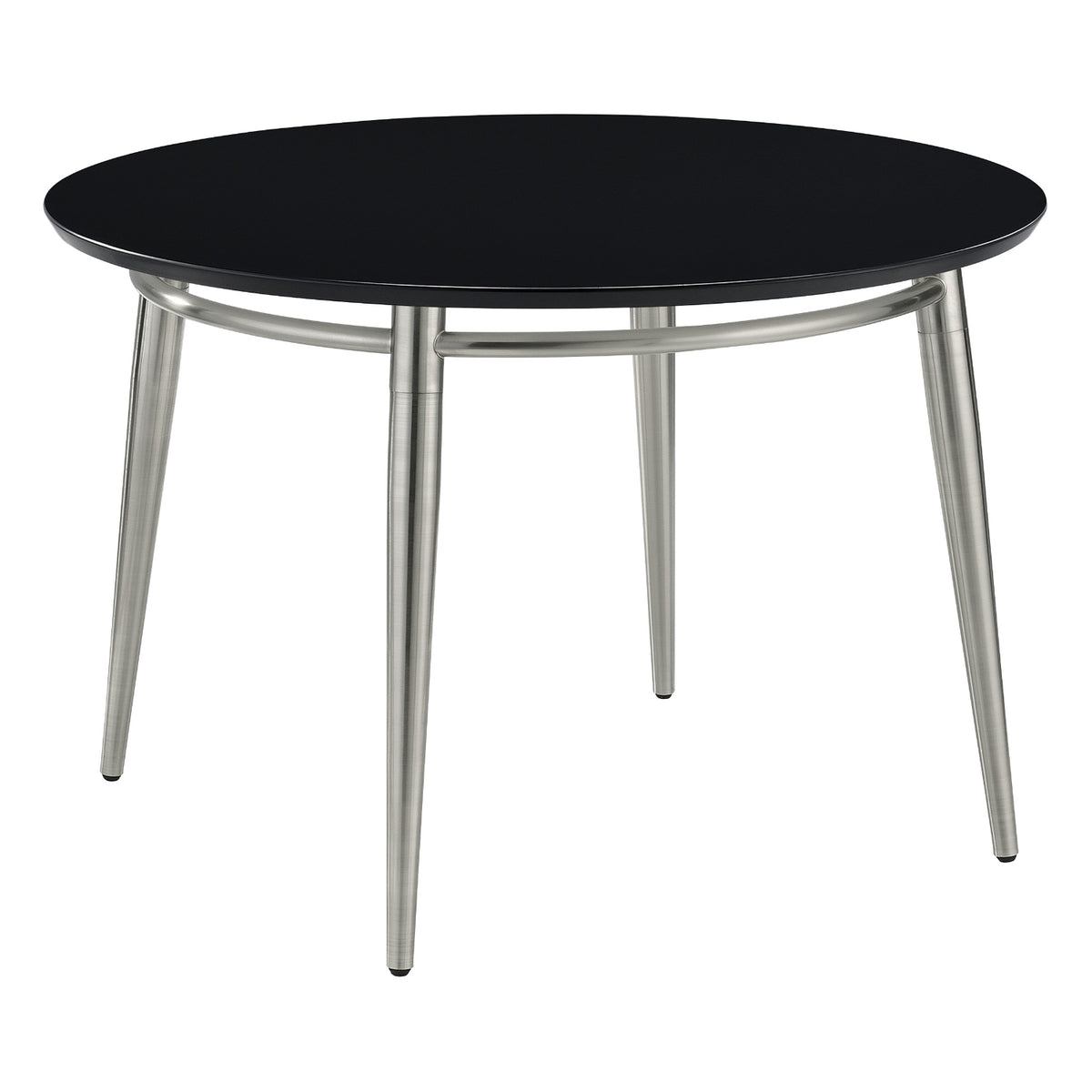Brooklyn Round Coffee Table with Black Top