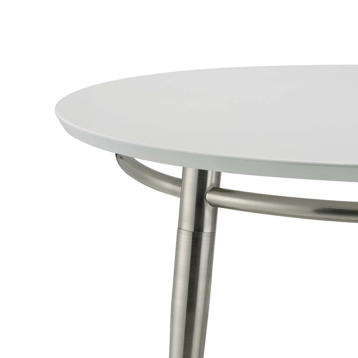 Brooklyn Round Coffee Table with White Top