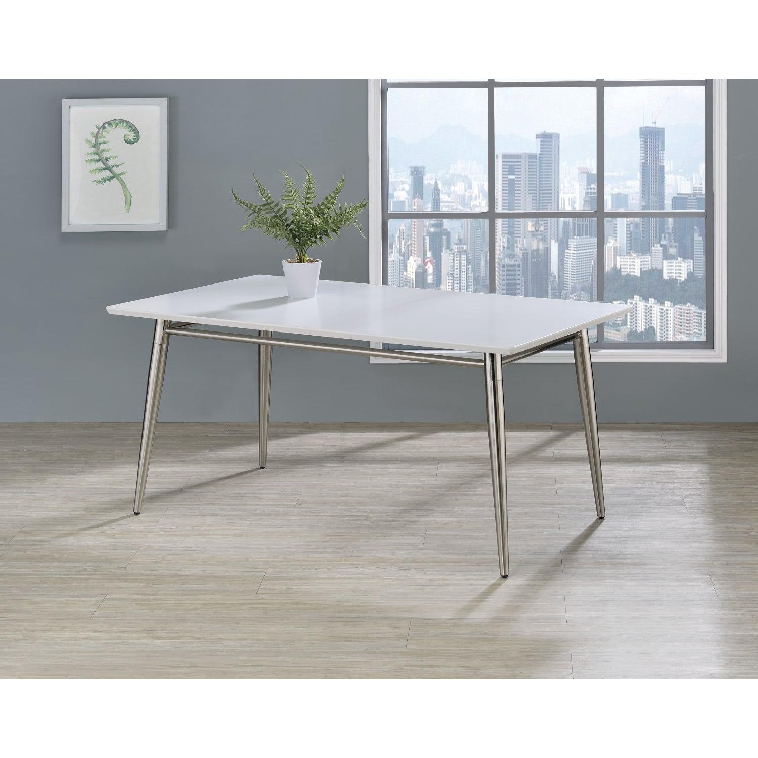 Brooklyn Rectangle Coffee Table with White Top