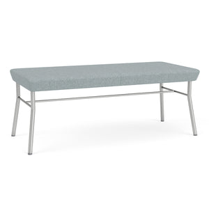 Mystic Guest Collection Reception Seating, 2 Seat Bench, Healthcare Vinyl Upholstery, FREE SHIPPING