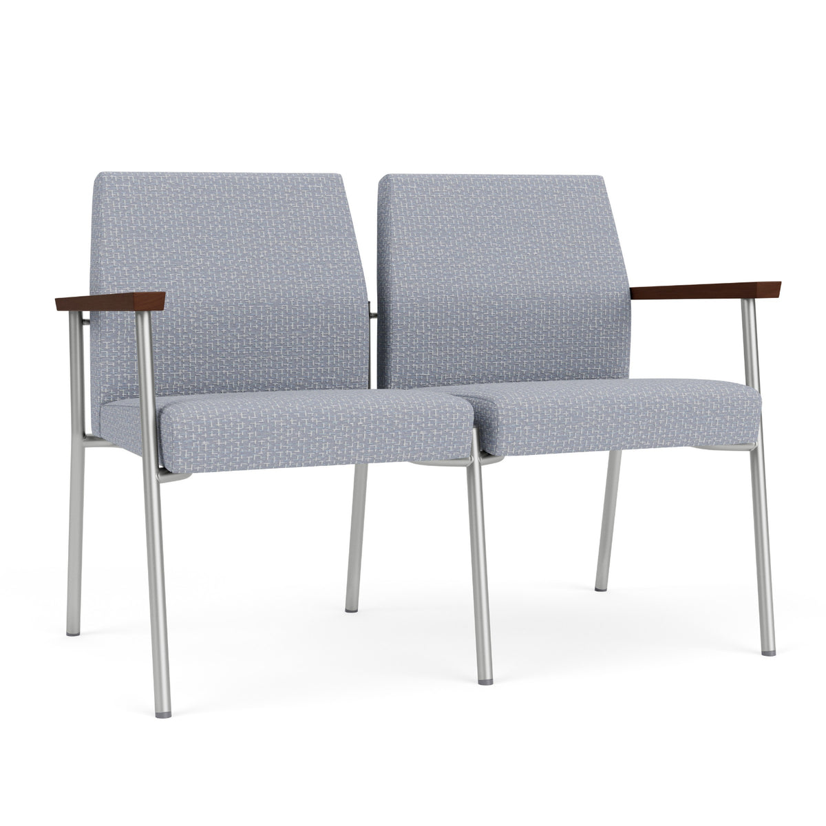 Mystic Guest Collection Reception Seating, 2 Seat Sofa, Designer Fabric Upholstery, FREE SHIPPING