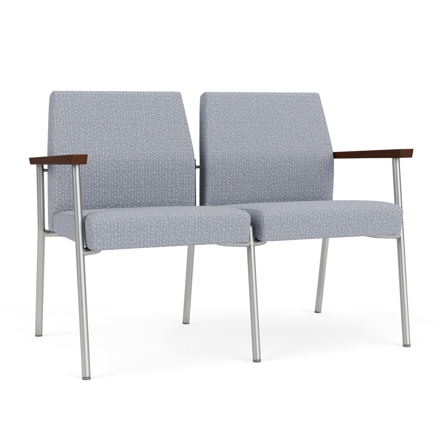 Mystic Guest Collection Reception Seating, 2 Seat Sofa, Designer Fabric Upholstery, FREE SHIPPING