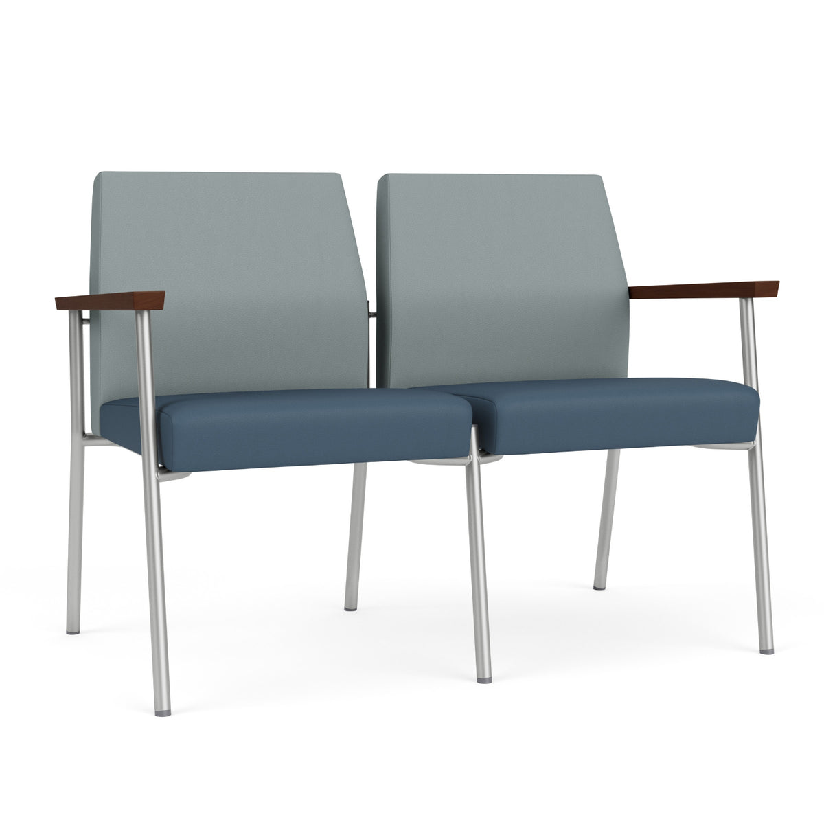 Mystic Guest Collection Reception Seating, 2 Seat Sofa, Standard Vinyl Upholstery, FREE SHIPPING