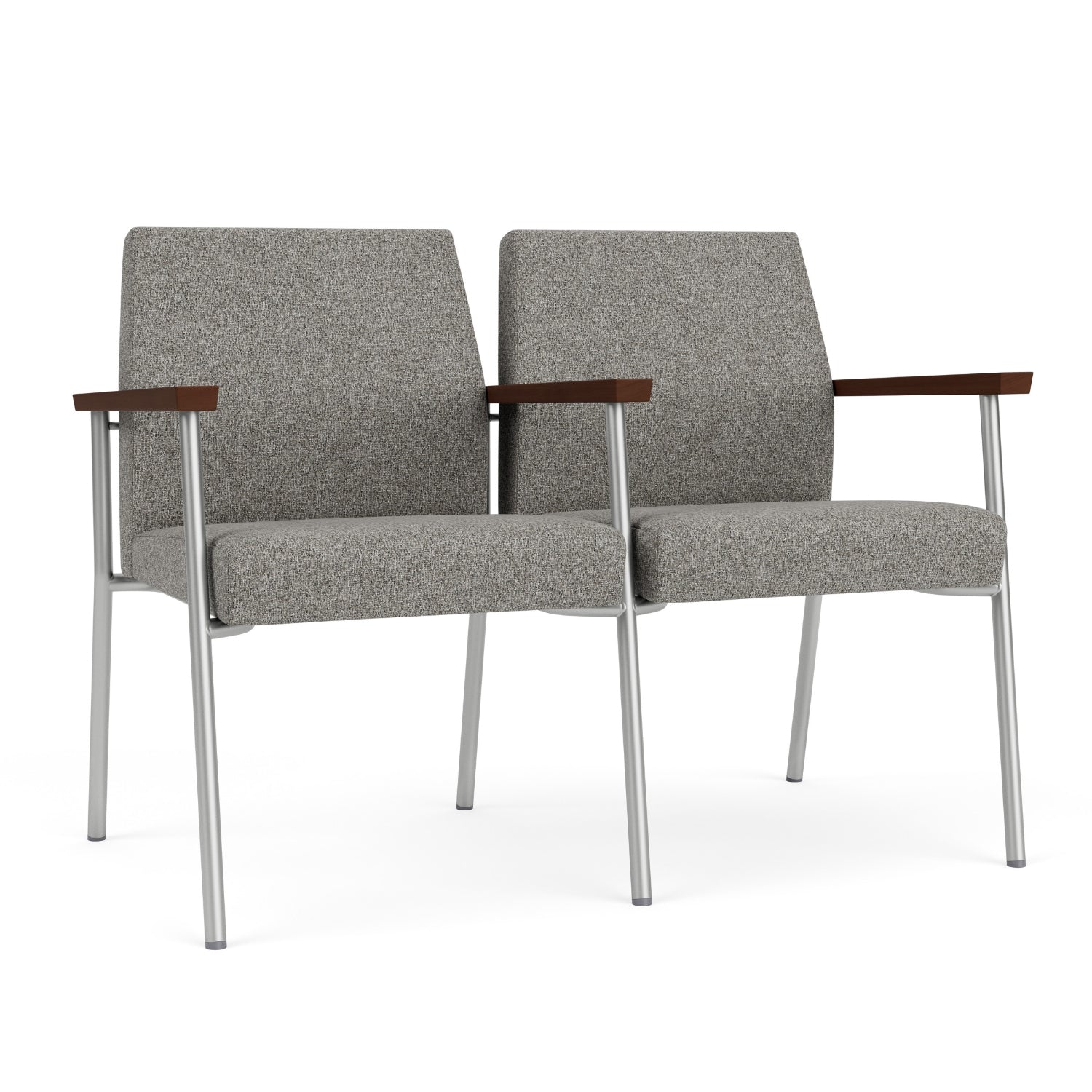 Mystic Guest Collection Reception Seating, 2 Seats with Center Arm, Standard Fabric Upholstery, FREE SHIPPING