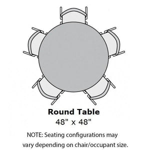 Marco MG Series Adjustable Height Activity Table, 48" Round