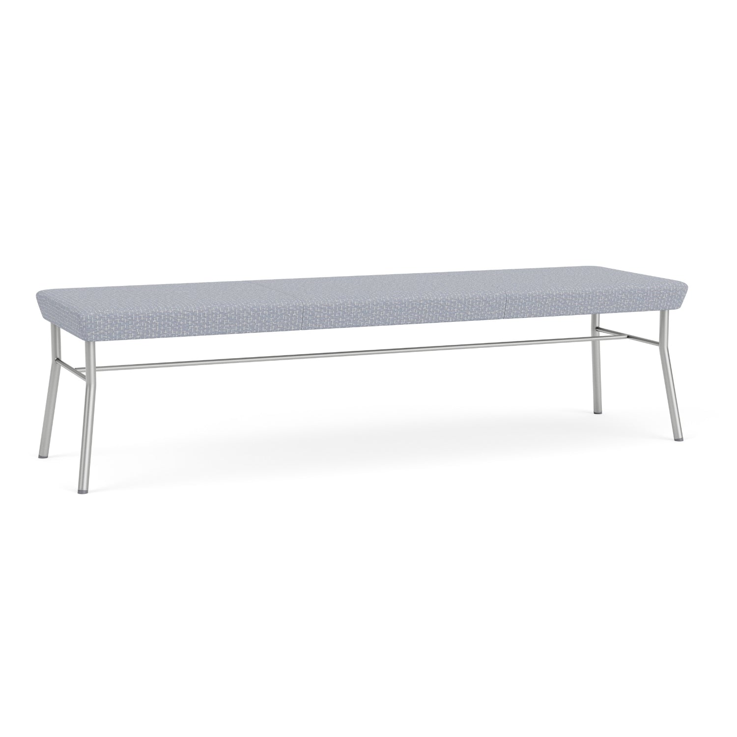 Mystic Guest Collection Reception Seating, 3 Seat Bench, Designer Fabric Upholstery, FREE SHIPPING