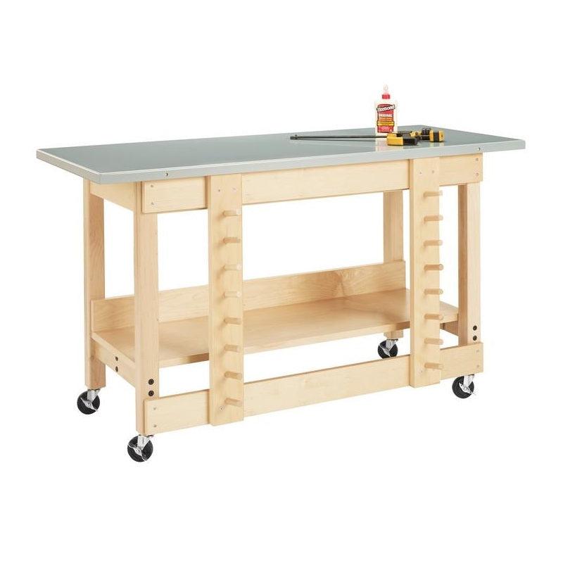 Diversified Spaces Apprentice Glue & Stain Bench with Casters