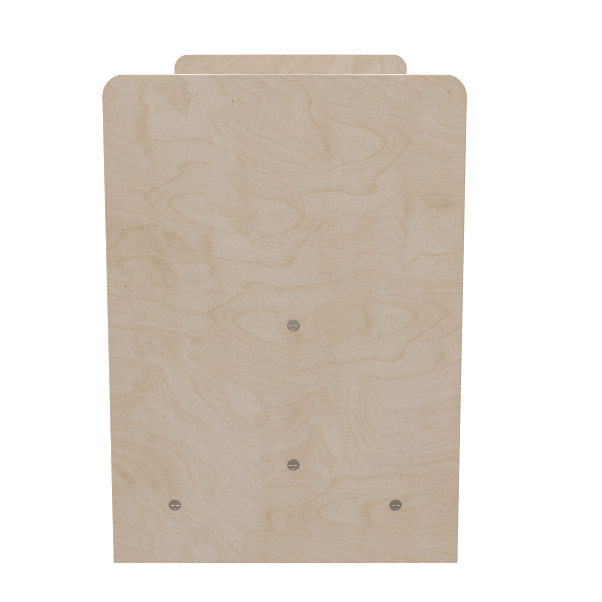 Bright Beginnings Commercial Grade Modular Double Sided Multipurpose Wooden Classroom Storage Unit with Transparent Sides, Natural Finish