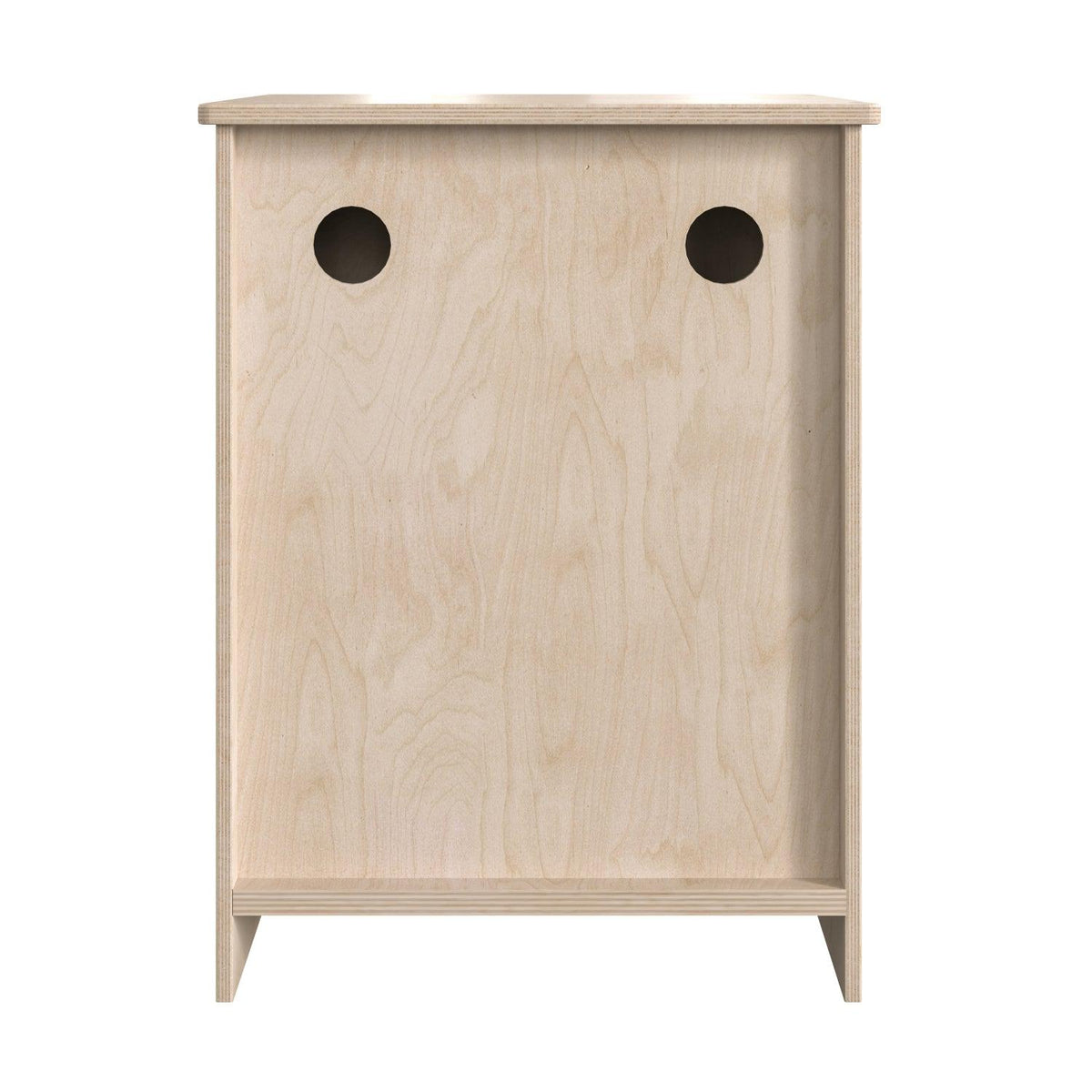 Bright Beginnings Commercial Grade Wooden Children's Kitchen Refrigerator with Integrated Storage