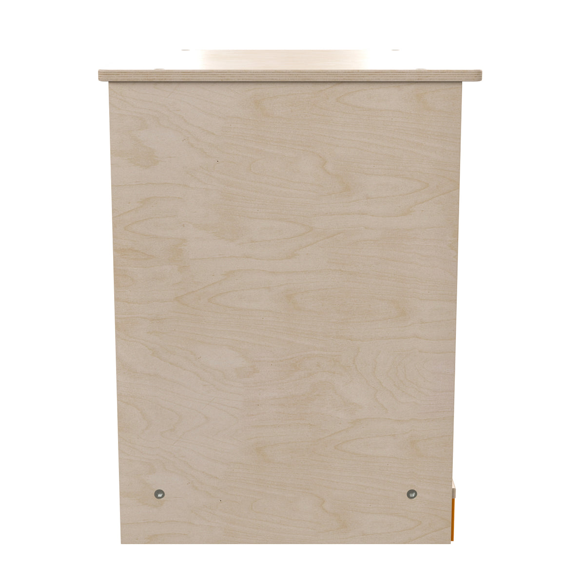 Bright Beginnings Commercial Grade Wooden Kid's Two Shelf Kitchen Cabinet