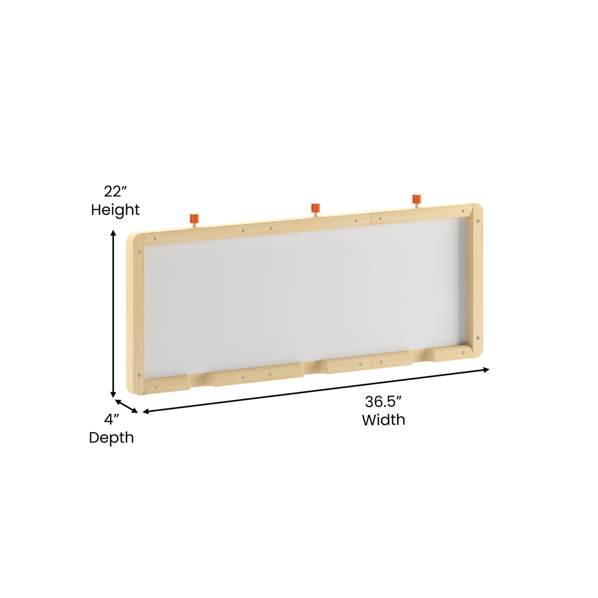 Bright Beginnings Commercial Grade Wooden Three Panel STEAM Wall System