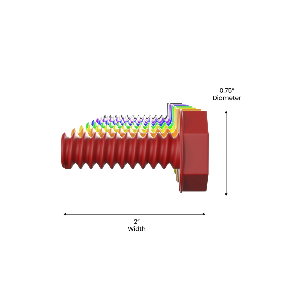 Bright Beginnings Commercial Grade Modular STEAM Wall 512 Piece Multicolor Screw Accessory Pack
