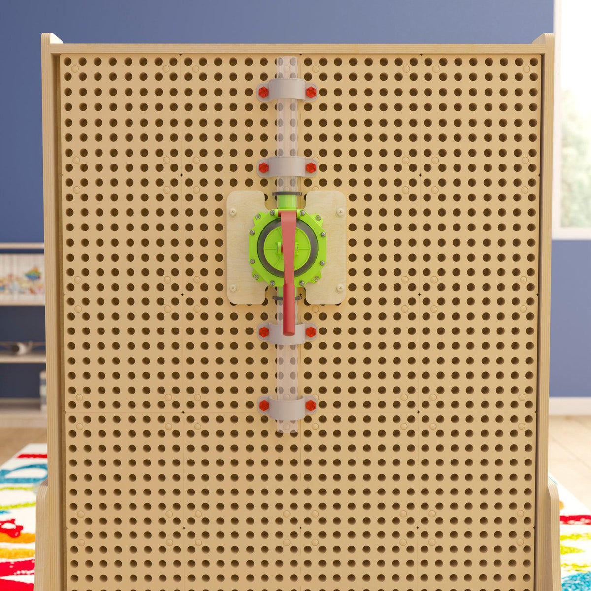 Bright Beginnings Commercial Grade 10 Piece Modular STEAM Wall STEAM Accessories, Pipe Builder, Hand Pump and Accessories