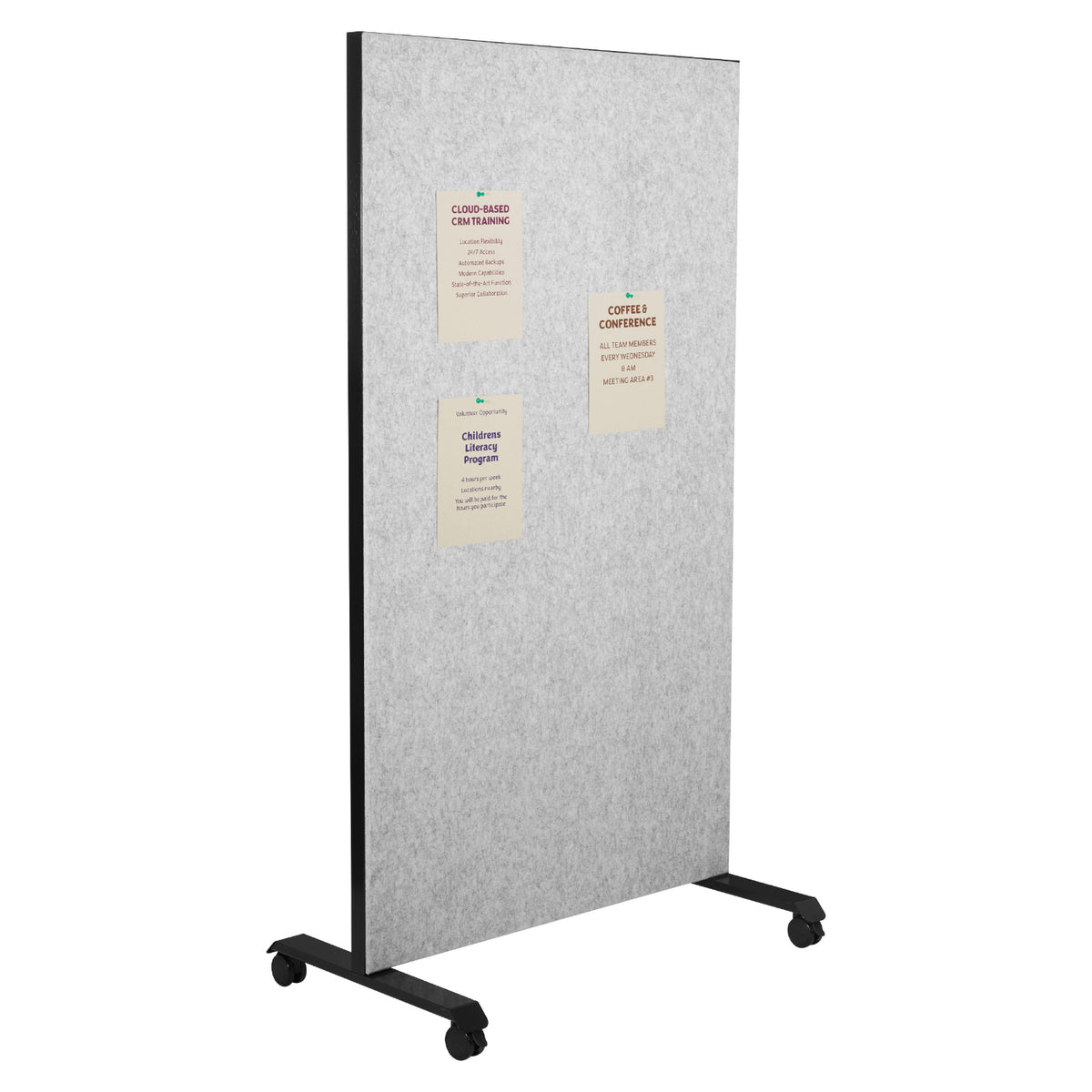Mobile Magnetic Glassboard