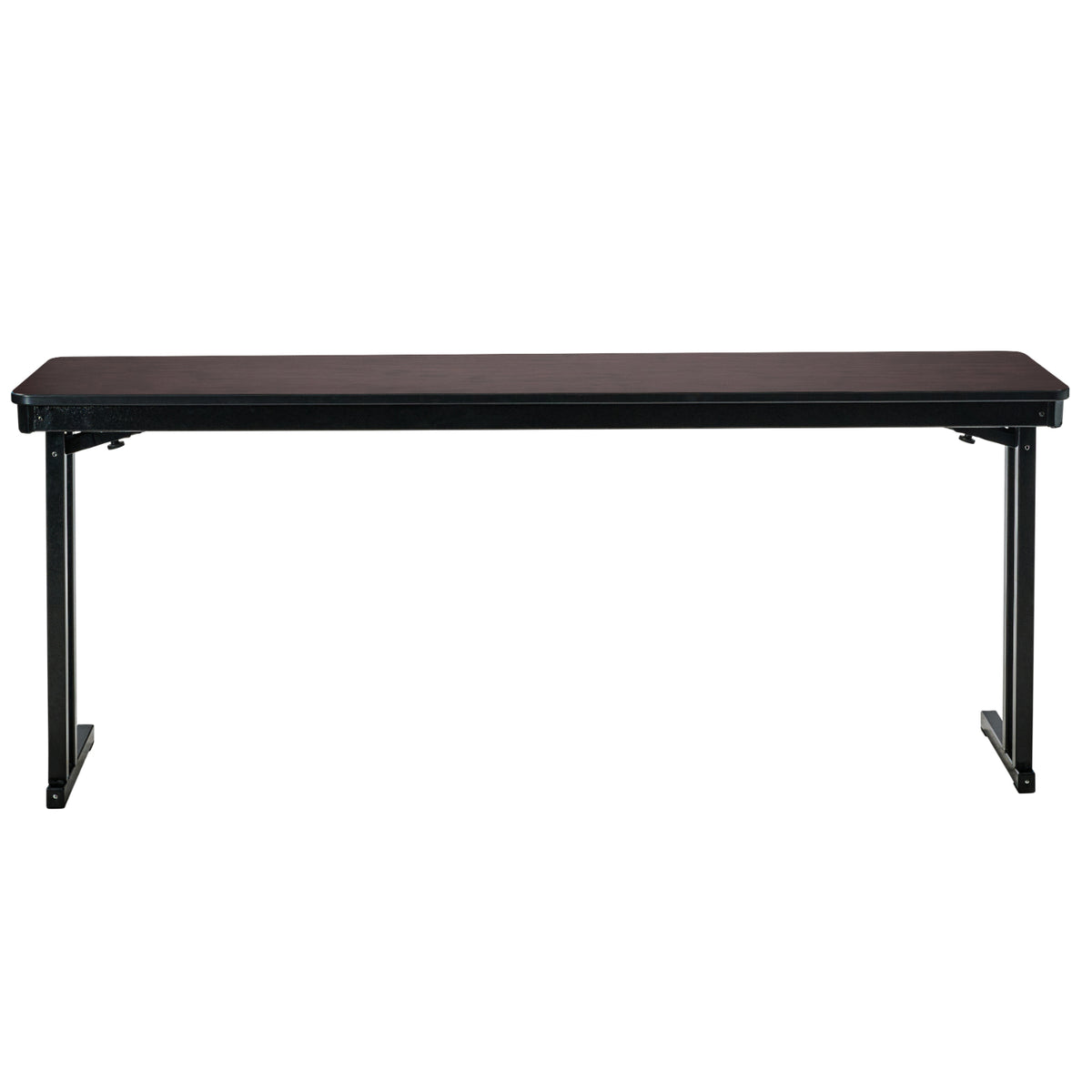 Max Seating Folding Training and Seminar Table with Cantilever Legs, 18" x 72", High Pressure Laminate Top with Particleboard Core/PVC Edge Banding