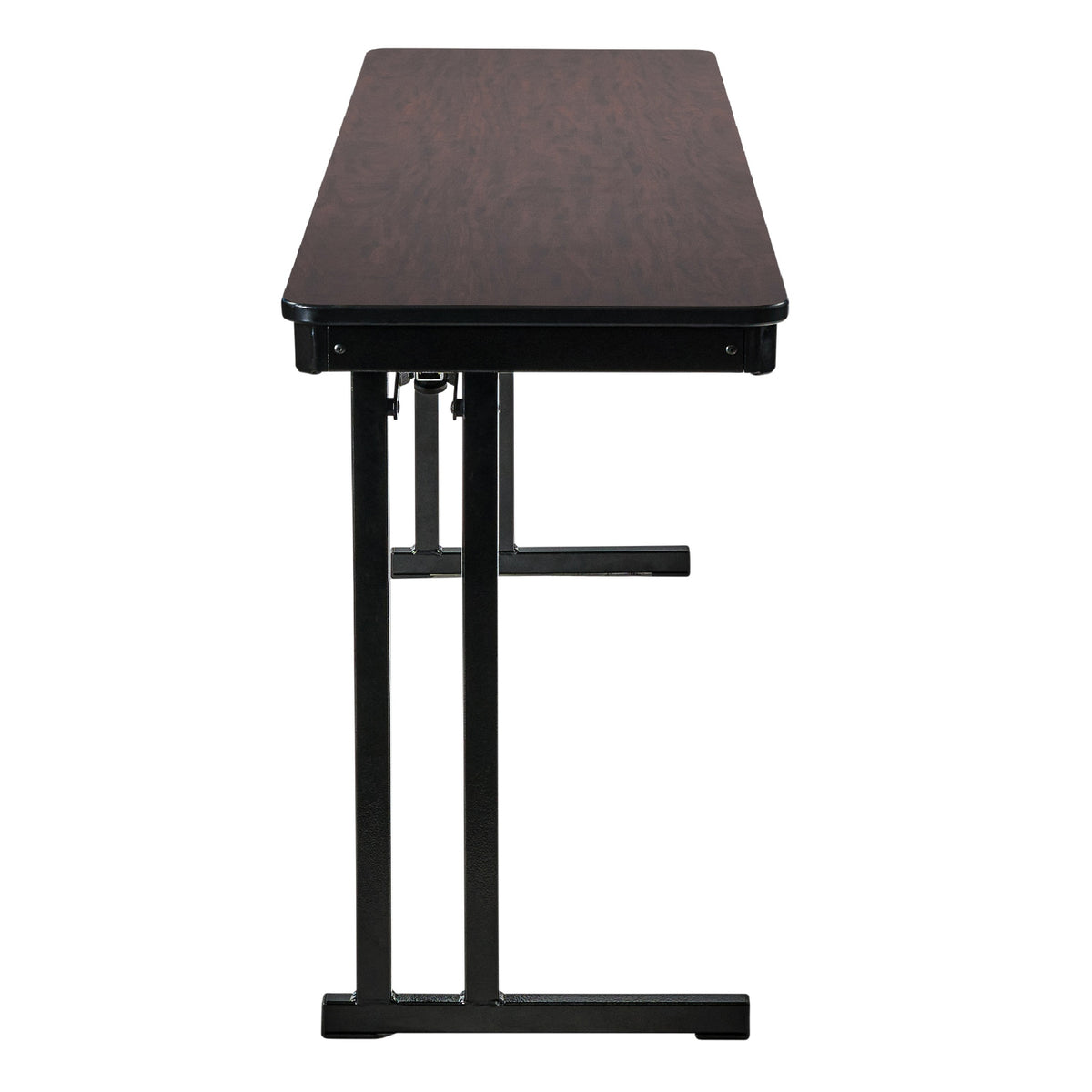 Max Seating Folding Training and Seminar Table with Cantilever Legs, 18" x 96", High Pressure Laminate Top with Particleboard Core/PVC Edge Banding