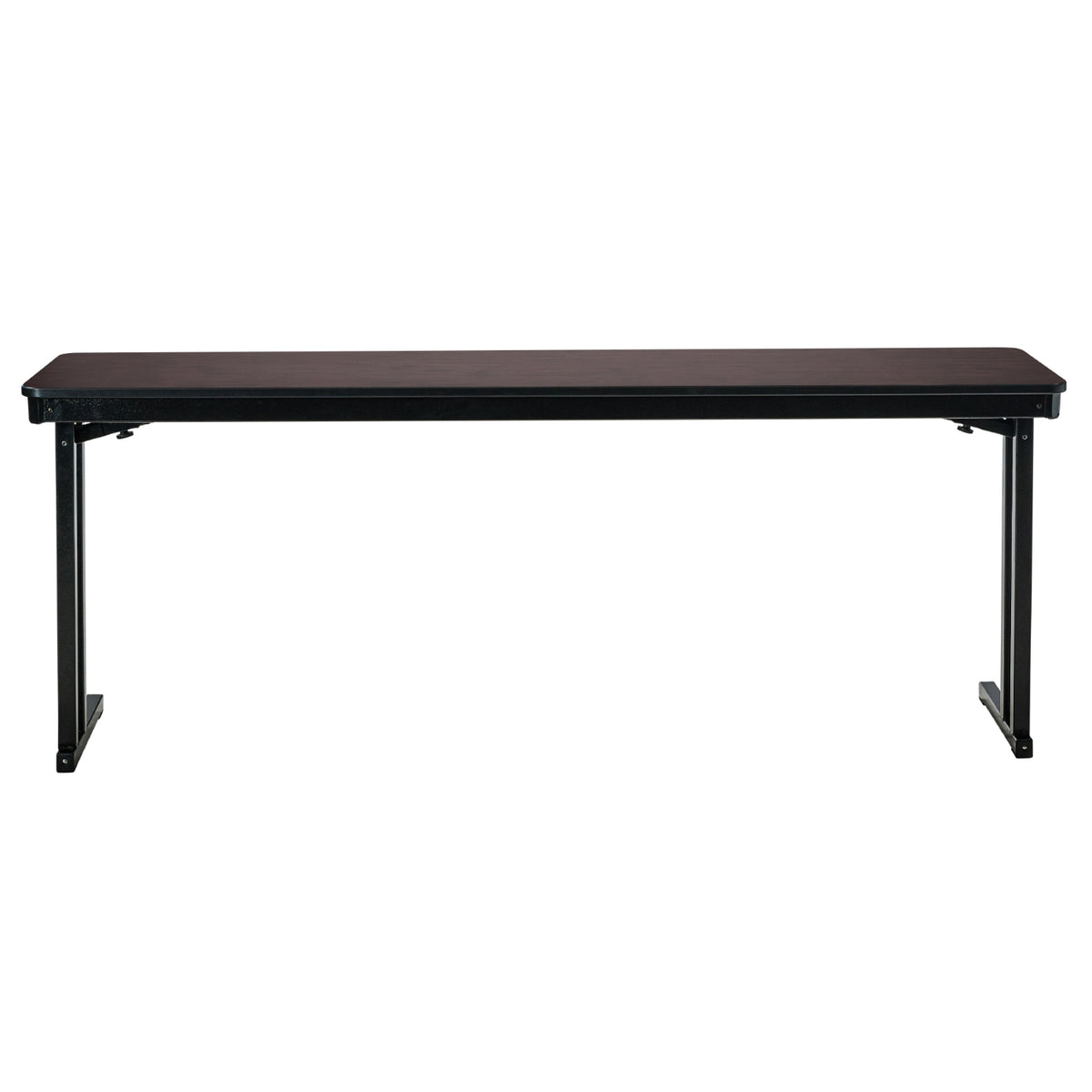 Max Seating Folding Training and Seminar Table with Cantilever Legs, 18" x 96", High Pressure Laminate Top with Particleboard Core/PVC Edge Banding