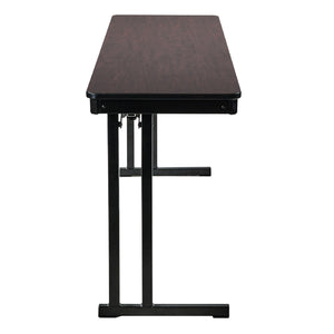 Max Seating Folding Training and Seminar Table with Cantilever Legs, 24" x 48", High Pressure Laminate Top with Particleboard Core/PVC Edge Banding