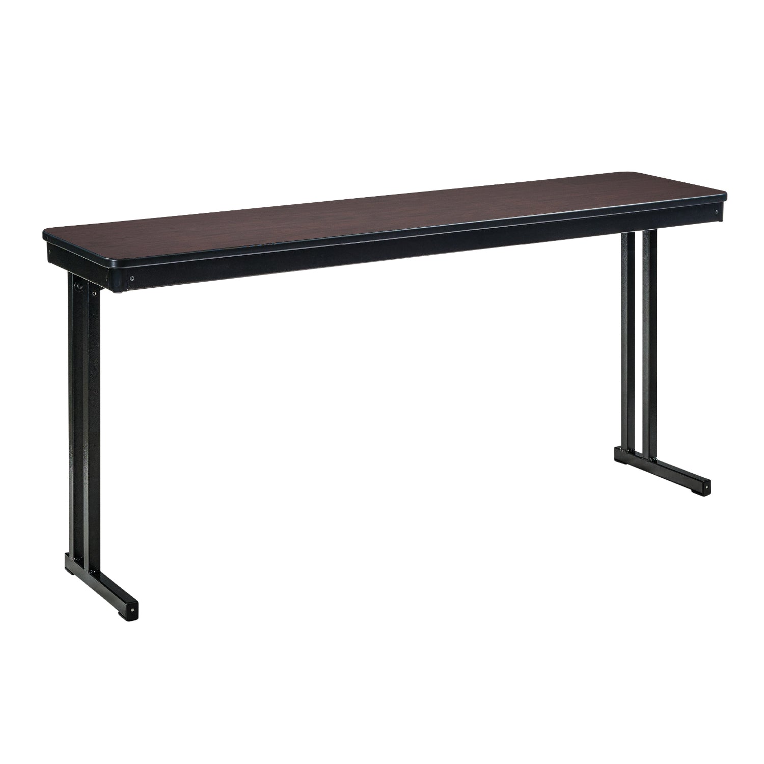 Max Seating Folding Training and Seminar Table with Cantilever Legs, 24" x 60", High Pressure Laminate Top with Particleboard Core/PVC Edge Banding