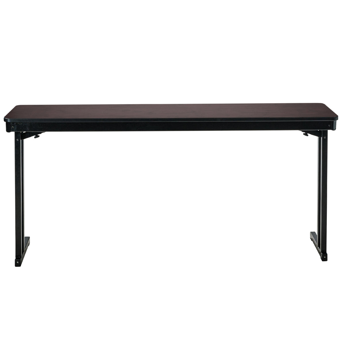 Max Seating Folding Training and Seminar Table with Cantilever Legs, 24" x 60", High Pressure Laminate Top with Particleboard Core/PVC Edge Banding