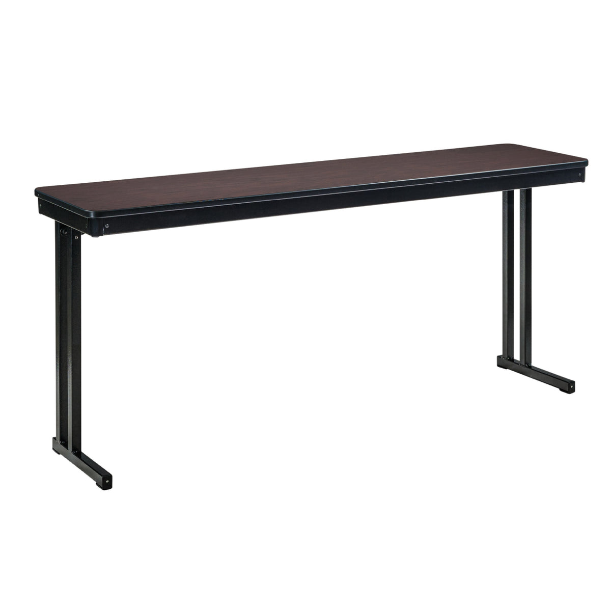 Max Seating Folding Training and Seminar Table with Cantilever Legs, 24" x 72", High Pressure Laminate Top with Particleboard Core/PVC Edge Banding